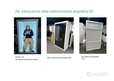 Scatola olografica 3D