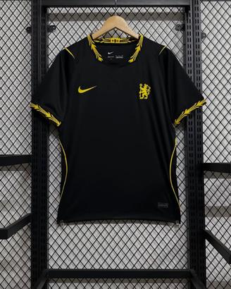 T-shirt Chelsea FC Nera e Oro - Modello Nike