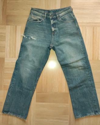 jeans diesel donna vita bassa larghi