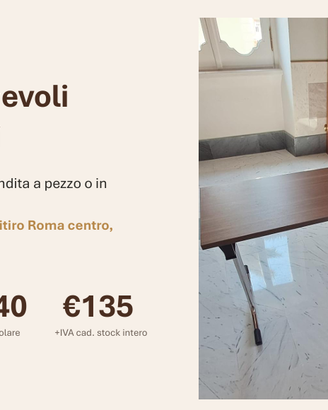 Tavoli ripieghevoli professionali