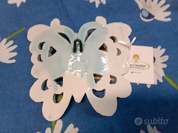 farfalla in ceramica fatta a mano