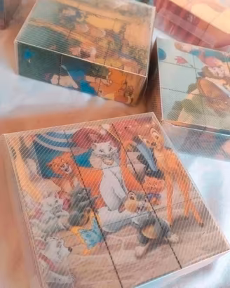 Puzzle cubi Walt Disney classici 