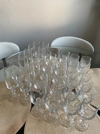 Set di bicchieri da 12 in cristallo
