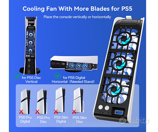 Ventola di raffreddamento posteriore per PlayStati