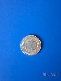 lire 50 mini moneta Turrita