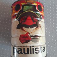 Barattolo in latta caffè Paulista VINTAGE del 1966