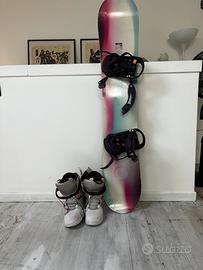 Snowboard donna+ scarponi 39/40+ attacchi