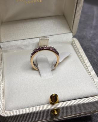 Anello in ORO con Rubuni e Diamanti