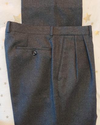 pantaloni pura lana vergine tg.48