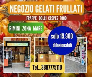 Attività Gelateria frappè crepes food
