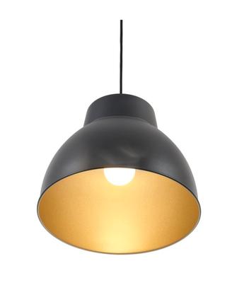 Lampada a Sospensione nera Acciaio Inox