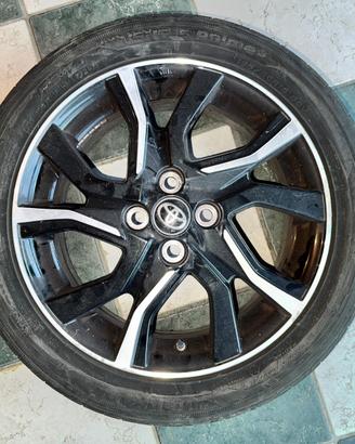 Cerchi lega 16”ori Toyota Yaris + gomme Hankook