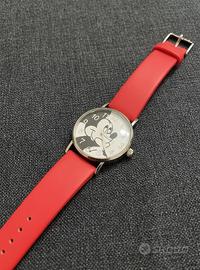Orologio Topolino cinturino silicone rosso