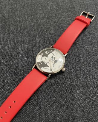 Orologio Topolino cinturino silicone rosso