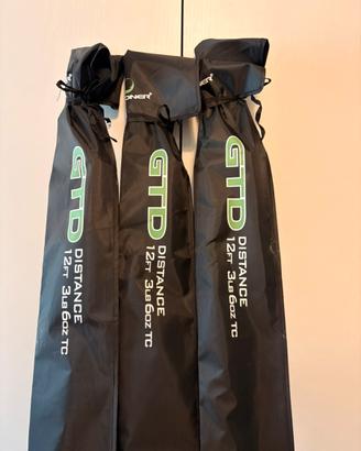 3 canne Carpfishing GTD Long Distance 12 ft 3 lbs