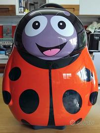 Valigia per bambini a forma di coccinella