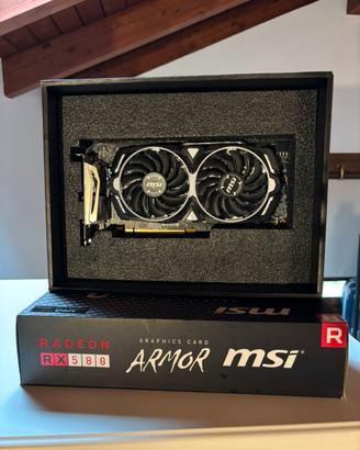 GPU MSI Armor AMD Radeon RX 580 8gb VRAM GDDR5