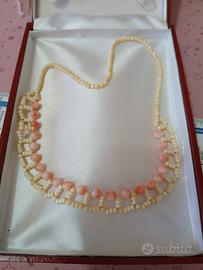 collana corallo antica