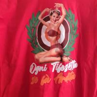 maglia tifosa as roma taglia small