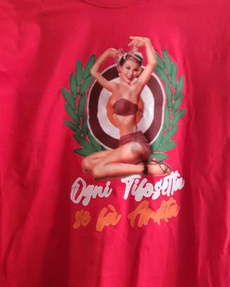 maglia tifosa as roma taglia small