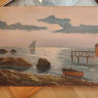 Quadro Paesaggio Marino