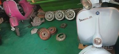 ruote vespa d'epoca 50 n 4 bulloni 