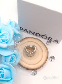 charm originale pandora cuore in sfere 