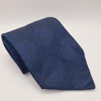 Cravatta Gianni Versace Couture Blu Navy in Seta