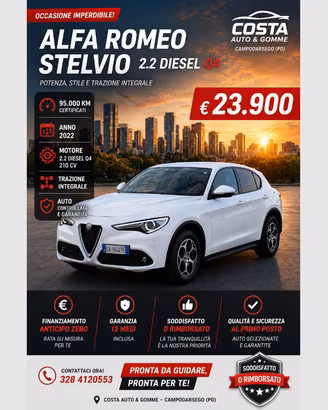 ALFA ROMEO Stelvio 2.2 T.diesel 190 CV AT8 Q4 Exec
