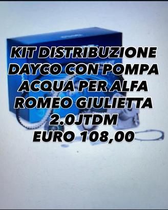 Kit distribuzione Giulietta