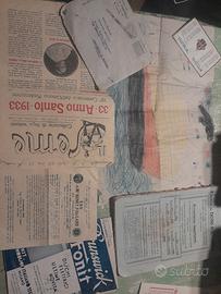 Lotto Vario archivio storico anni 30.