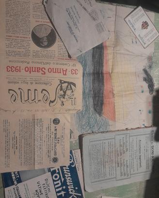 Lotto Vario archivio storico anni 30.