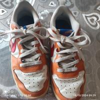 scarpe ginnastica Nike bianche arancioni 