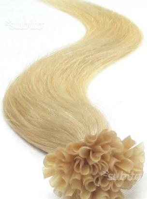 Capelli extension umani 100 ciocche 1 grammo veri