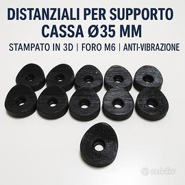10 Distanziali  Stampati in 3D Supporto Cassa
