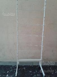 Espositore metallico bianco