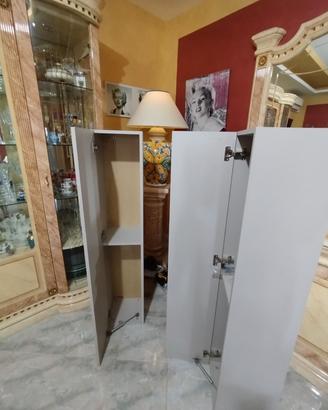Mobiletti per parete attrezzata,comprata mai usata
