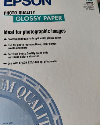 Carta fotografica lucida