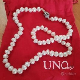 Collana di vere perle naturali 