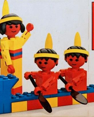 Lego 215 - Indiani Rossi (NUOVO)