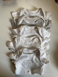 5 body maniche corte prenatal