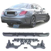 DIFFUSORE MERCEDES CLASSE C W205 AMG 15-21 LOOK C6