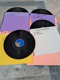 Set di 12 dischi in vinile 33 giri senza copertina