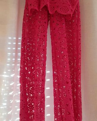 COMPLETO  TOP+PANTALONE IN PIZZO
