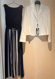 Giacca panna e pantalone (tuta) tg.46