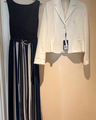 Giacca panna e pantalone (tuta) tg.46
