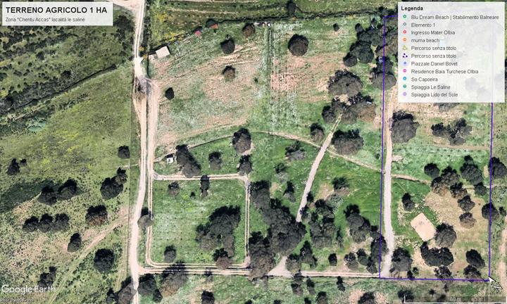 Terreno agricolo vicino al mare le saline 1000mt