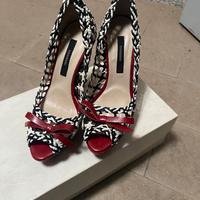 Scarpe intrecciate da donna con tacco Furnari