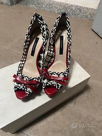 Scarpe intrecciate da donna con tacco Furnari