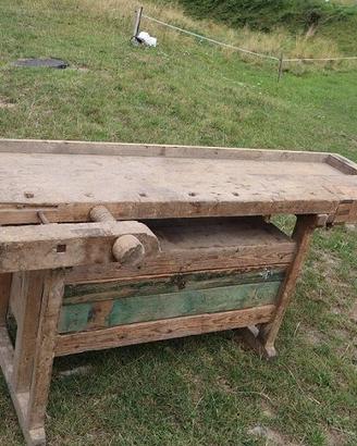 BANCO DA FALEGNAME MORSE IN LEGNO